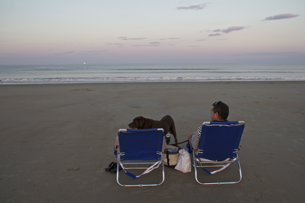 Beautiful night on the beach tonight