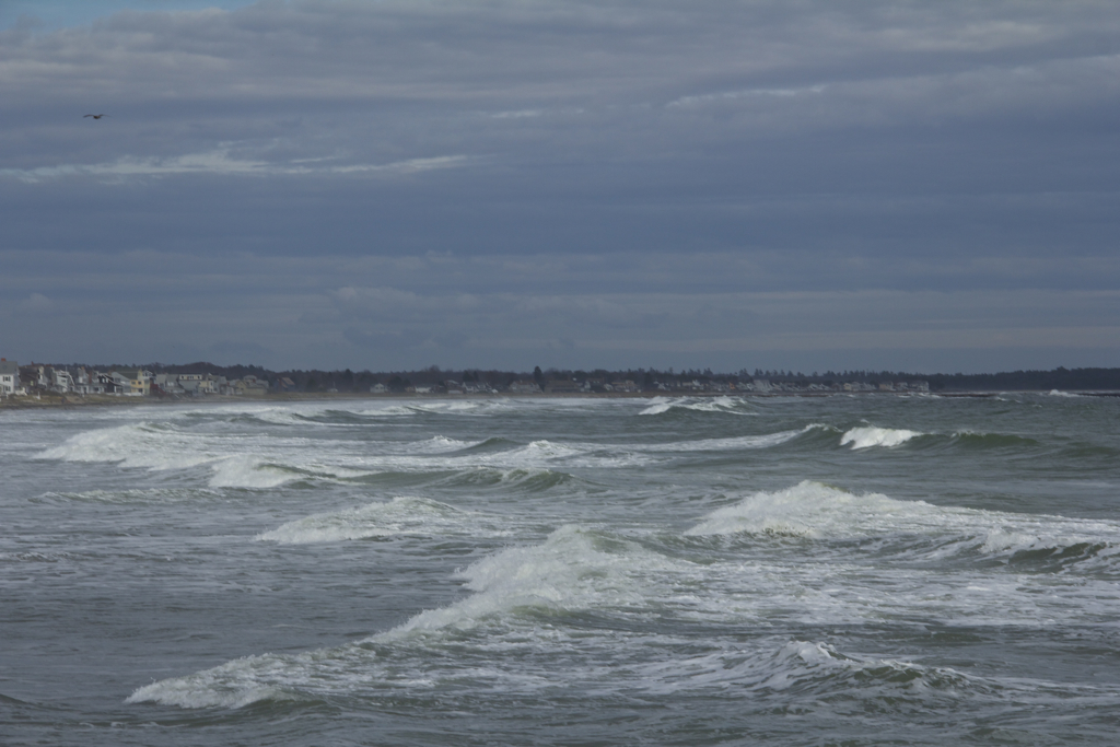 Wells Beach waves two days after Sandy