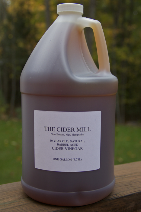 Cider vinegar from the cider press down the street... gotta love country living :)