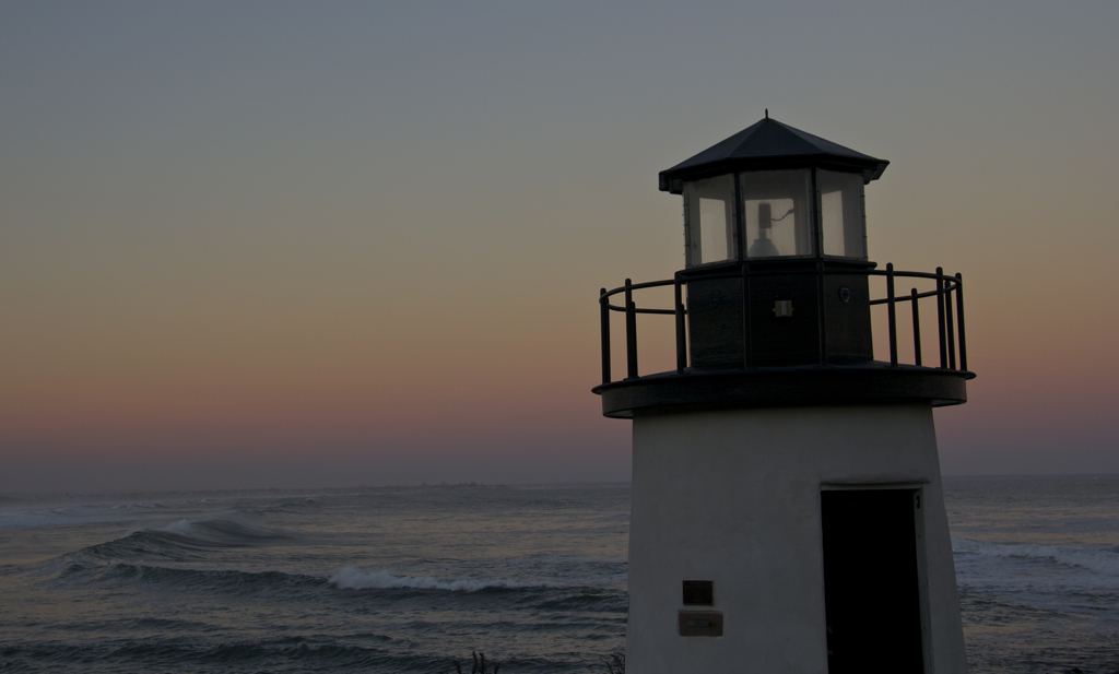 Sunset near the entrance of the Marginal Way