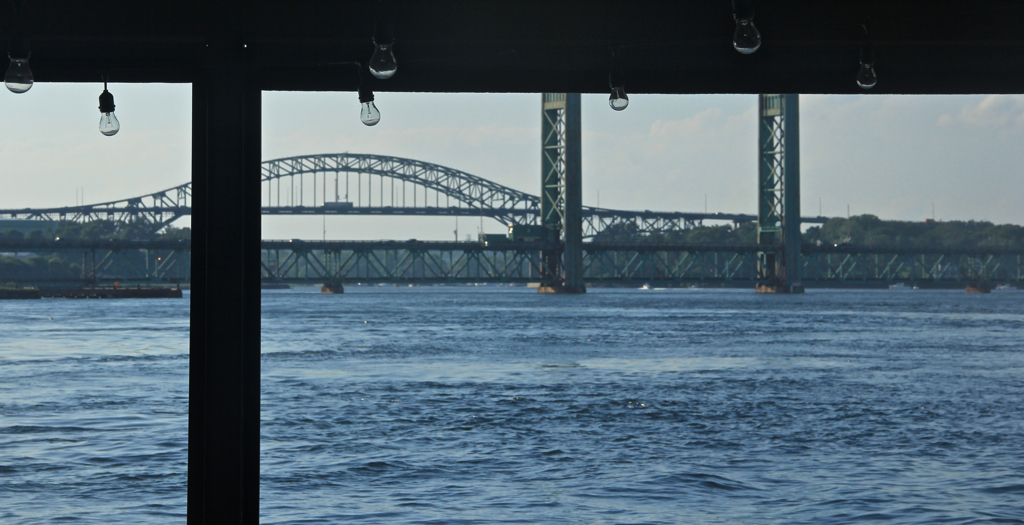 Saturday's birthday outing ended with a cool refreshing beverage overlooking the water in Portsmouth.