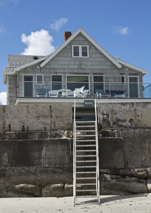 Not sure I'd like the view from the first floor of this house...  