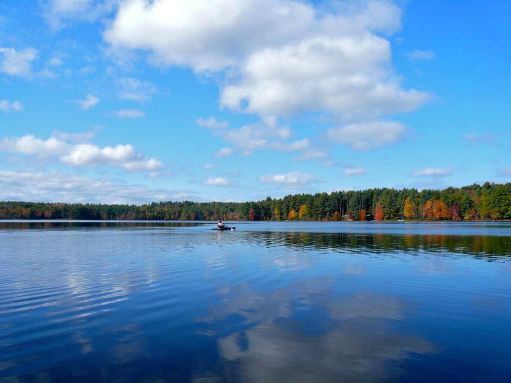 Enjoyed a sunny Sunday morning out on Scobie Pond