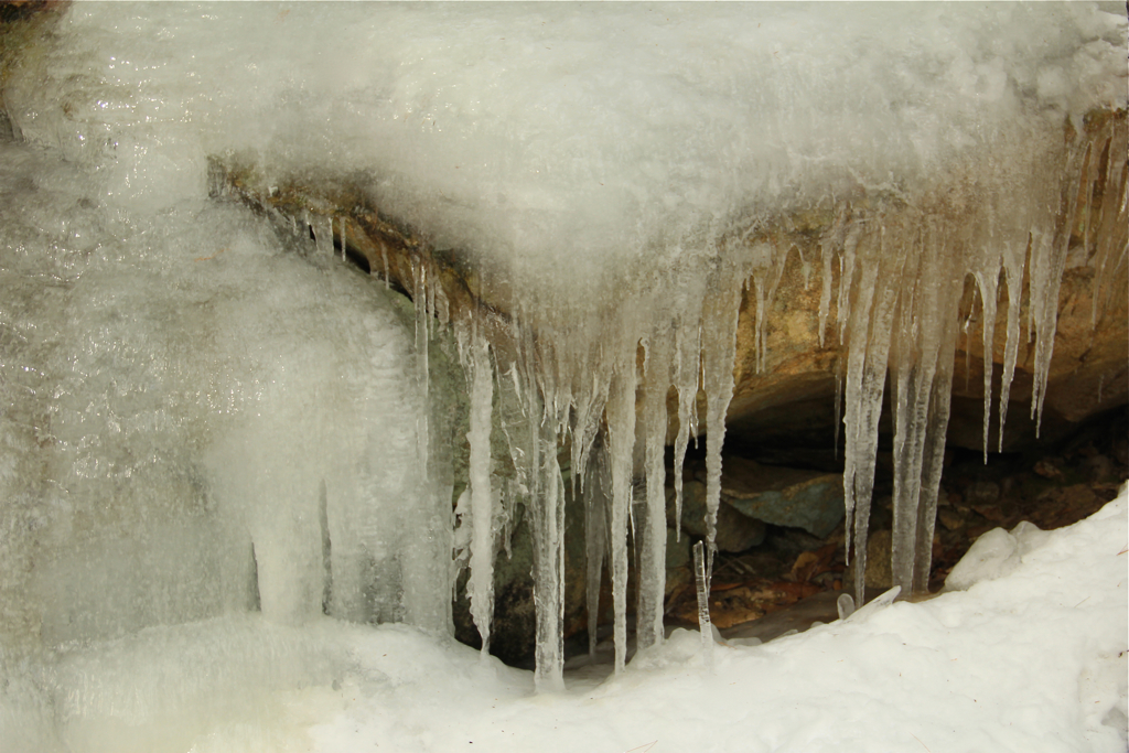 The icicles are pretty and all but enough of the extreme cold already...  