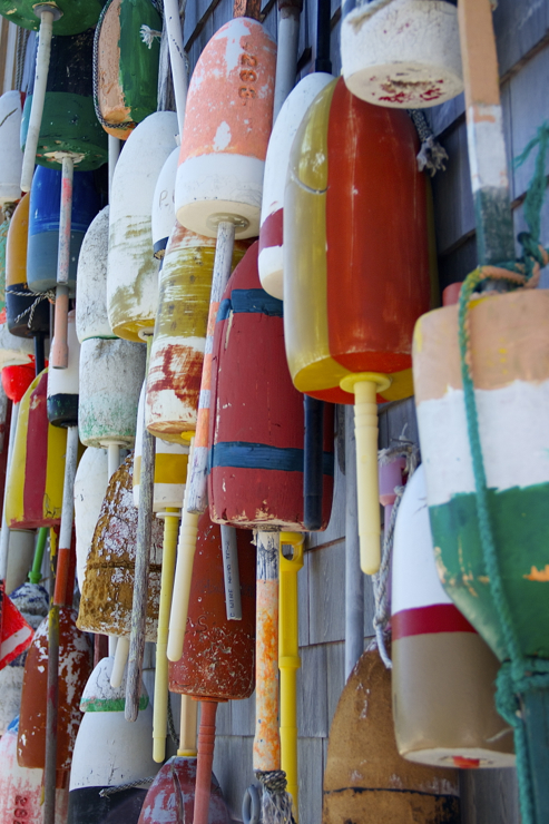 Colorful buoys