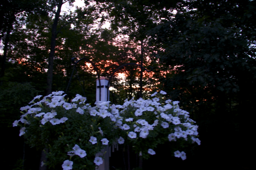 Nice sunset and night out on the deck to kick off the labor day weekend...