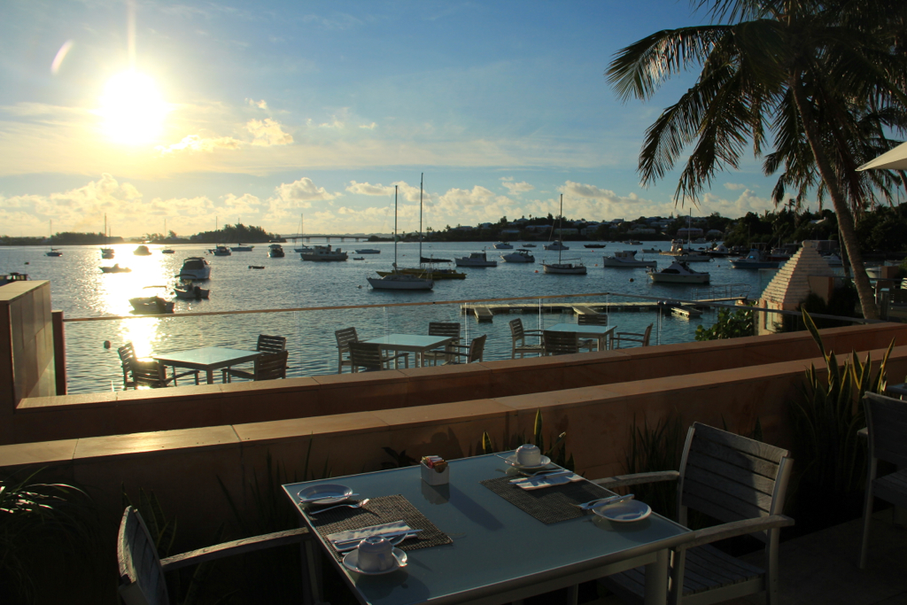 The breakfast view wasn't too bad either...